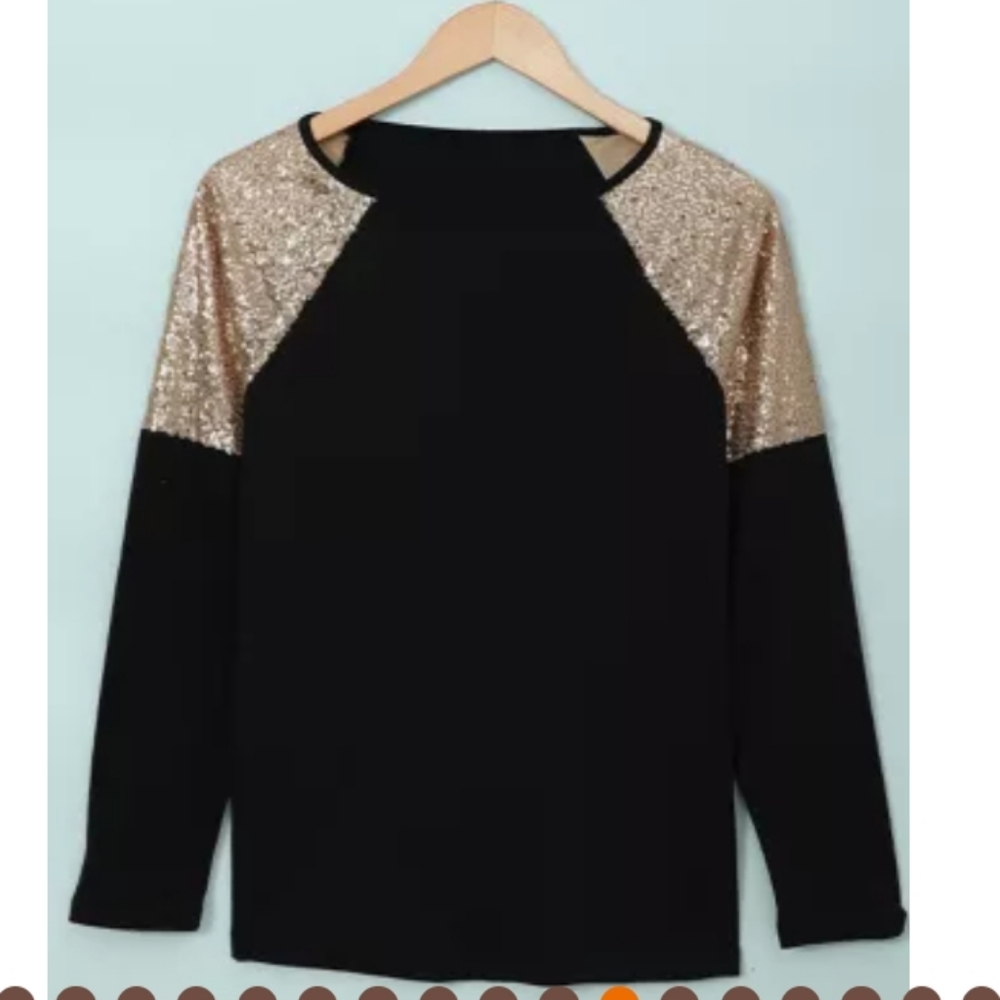 🍭💕New boutique sequins long sleeved top - Picture 5 of 12